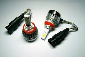COB C1 LED Headlights kit - do 300% više svjetla - 6500KCOB C1 LED Headlights kit - up to 300% more light - 6500K - H3 - 1 žarulja (SINGLE kit) - H3-C1-COB-1