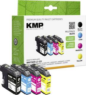 KMP tinta zamijenjen Brother LC-223 kompatibilan kombinirano pakiranje crn