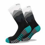 Sport2People Tara planinarske čarape, sivo-tirkizne, 35-38