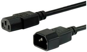 Equip 112101 kabel za napajanje crni 3 m C13 spojnica C14 spojnica Equip struja priključni kabel 3 m crna