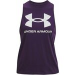 Under Armour Live Sportstyle Graphic Purple Switch/White XL Majica za fitnes