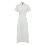 REUX Košulja haljina 'GRAYSEN' bijela