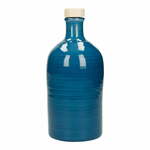 Plava keramička boca za ulje Brandani Maiolica, 500 ml