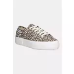 Tenisice Superga Platform Leopard Print Smeđa