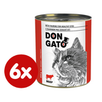 Dibaq Don Gato konzerva za mačke s govedinom, 6x 850 g