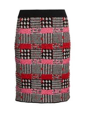 Karl Lagerfeld Suknja roza / crvena / crna / bijela