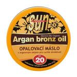 Vivaco Sun Argan Bronz Oil Tanning Butter SPF20 vodootporan maslac za zaštitu od sunca s arganovim uljem za brže tamnjenje 200 ml