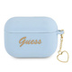 Guess GUAPLSCHSB Apple AirPods Pro cover blue Silicone Charm Collection