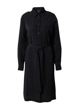 Haljina s dodatkom svile Pinko boja: crna