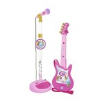 Gitara za Djecu Disney Princess Mikrofon Roza Princeze Disney