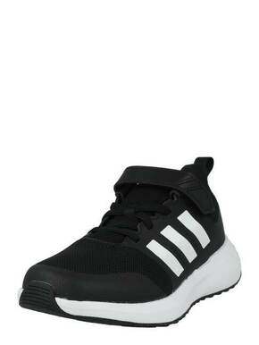 ADIDAS SPORTSWEAR Sportske cipele 'Fortarun 2.0 Cloudfoam Elastic Lace Strap' crna / bijela