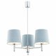 ARGON 1383 | Bolzano-AR Argon luster svjetiljka 3x E27 krom, svjetloplavo, bijelo