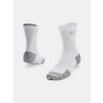 Čarape za tenis Under Armour Unisex ArmourDry™ Run Cushion Mid-Crew Socks 1P - white/black