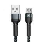 Kabel USB Micro Remax Jany Alloy, 1m, 2.4A (crni)