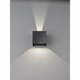Crna LED zidna lampa - Fischer &amp; Honsel