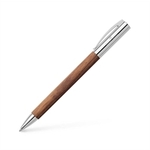 Faber-Castell - Kemijska olovka Faber-Castell Ambition Walnut Wood, smeđa
