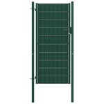 vidaXL Vrata za ogradu od čelika 100 x 124 cm zelena
