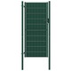 vidaXL Vrata za ogradu od čelika 100 x 124 cm zelena
