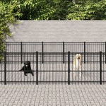 Vanjski kavez za pse čelični 18 82 m²