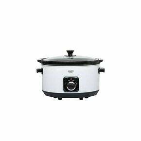 Adler electric slow cooker 5.8L AD6413 white.
