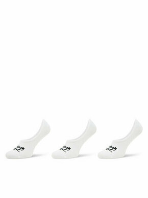 Set od 3 para unisex visokih čarapa niskih čarapa Reebok R0351-SS24 (3-pack) Bijela