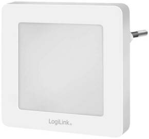 LogiLink LED013 LED013 LED noćno svjetlo sa senzorom sumraka kvadratni LED toplo bijela bijela