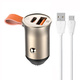 LDNIO C509Q Car Charger USB-A, USB-C 30W + microUSB cable