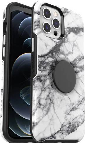 Otterbox Pop Symmetry stražnji poklopac za mobilni telefon Apple iPhone 12 Pro Max bijela-crna