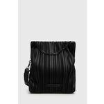 Torbica Karl Lagerfeld boja: crna - crna. Velika torbica iz kolekcije Karl Lagerfeld. na kopčanje izrađen od ekološke kože.