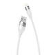 USB Cable for Lightning Dudao L10Pro, 5A, 1.23m (white)