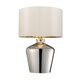 ENDON 61198 | Waldorf-EN Endon stolna svjetiljka 47cm sa prekidačem na kablu 1x E27 krom, elefanstka kost