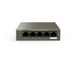 IP -COM G1105P -4-63W - Upravljano - Gigabitni Ethernet (10/100/1000) - Napajanje preko Etherneta (PoE) IP-COM Networks G1105P-4-63W V1.0 mrežni preklopnik 5 ulaza 10 / 100 / 1000 MBit/s PoE funkcija