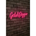 Ukrasna plastična LED rasvjeta, Gold Digger - Pink