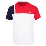 Muška majica Fila T-Shirt Karl - white/fila red/navy