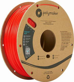 Polymaker PA02004 PolyLite 3D pisač filament PLA 1.75 mm 1000 g crvena 1 St.