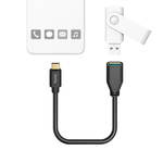 Hama USB Type-C - OTG adapter, 0,15m, crni