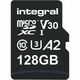 Integral 128GB Micro SD 4K read 180MB/s write 90MB/s MicroSDXC A2 C10 U3 UHS-I 180-V30.