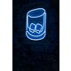Ukrasna plastična LED rasvjeta, Whiskey Old Fashioned - Blue
