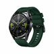 Strap One silikonski remen za Huawei Watch GT/GT 2/GT 2 Pro/GT 3/GT 3 Pro 46mm: tamno zeleni