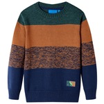 vidaXL Dječji džemper pleteni šareni 140