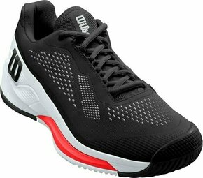 Wilson Rush Pro 4.0 Mens Tennis Shoe Black/White/Poppy Red 41 1/3 Muška obuća za tenis