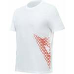 Dainese T-Shirt Big Logo White/Fluo Red 3XL Majica