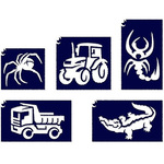 Set tetovaža sa traktorom za dječake 5kom