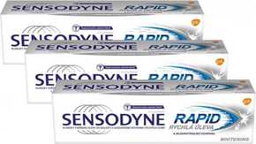 Sensodyne Rapid Whitening pasta za izbjeljivanje zuba za osjetljive zube 3x75 ml