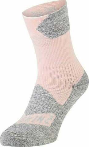 Sealskinz Bircham Waterproof All Weather Ankle Length Sock Rose/Grey Marl S Biciklistički čarape