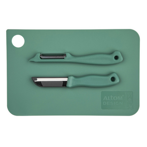 Altom Design set daska za rezanje + nož + strugač