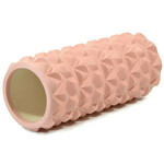 Fitness valjak za masažu ENERO FIT 33x14cm, svijetlo roza