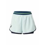 ASICS Sportske hlače pastelno plava / smaragdno zelena