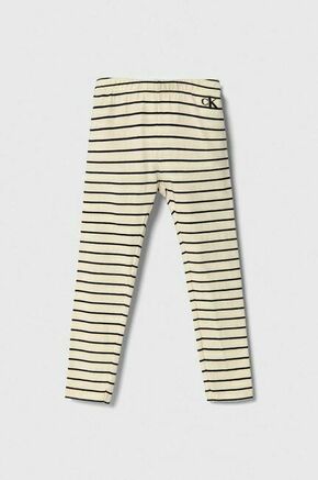 Calvin Klein Jeans Tajice bež / crna