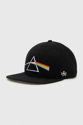 Pamučna kapa sa šiltom American Needle Pink Floyd boja: crna